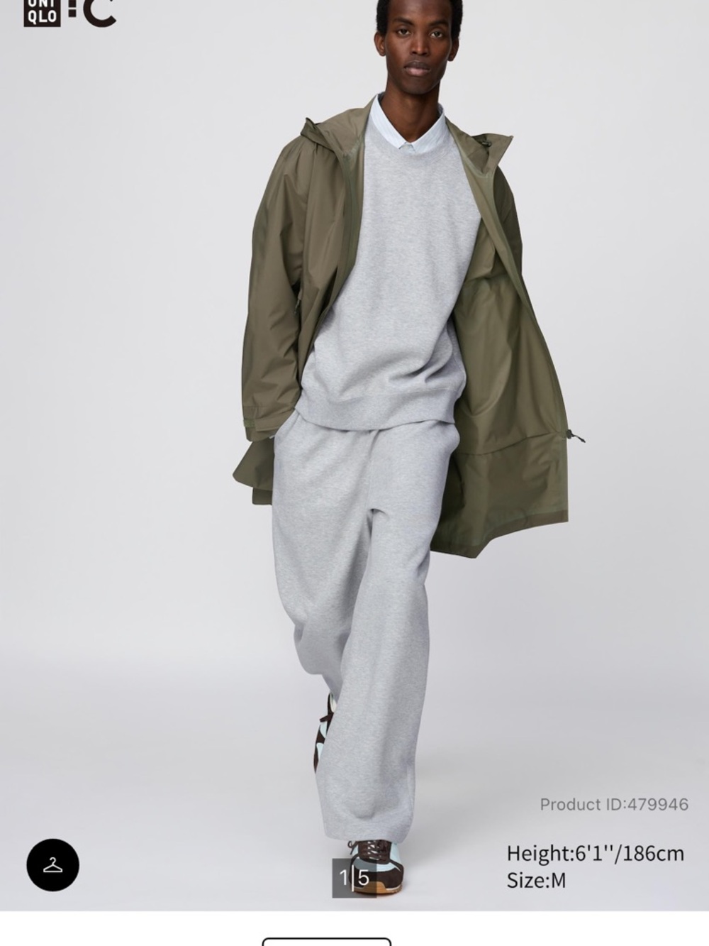 Uniqlo C - Wide leg sweatpants